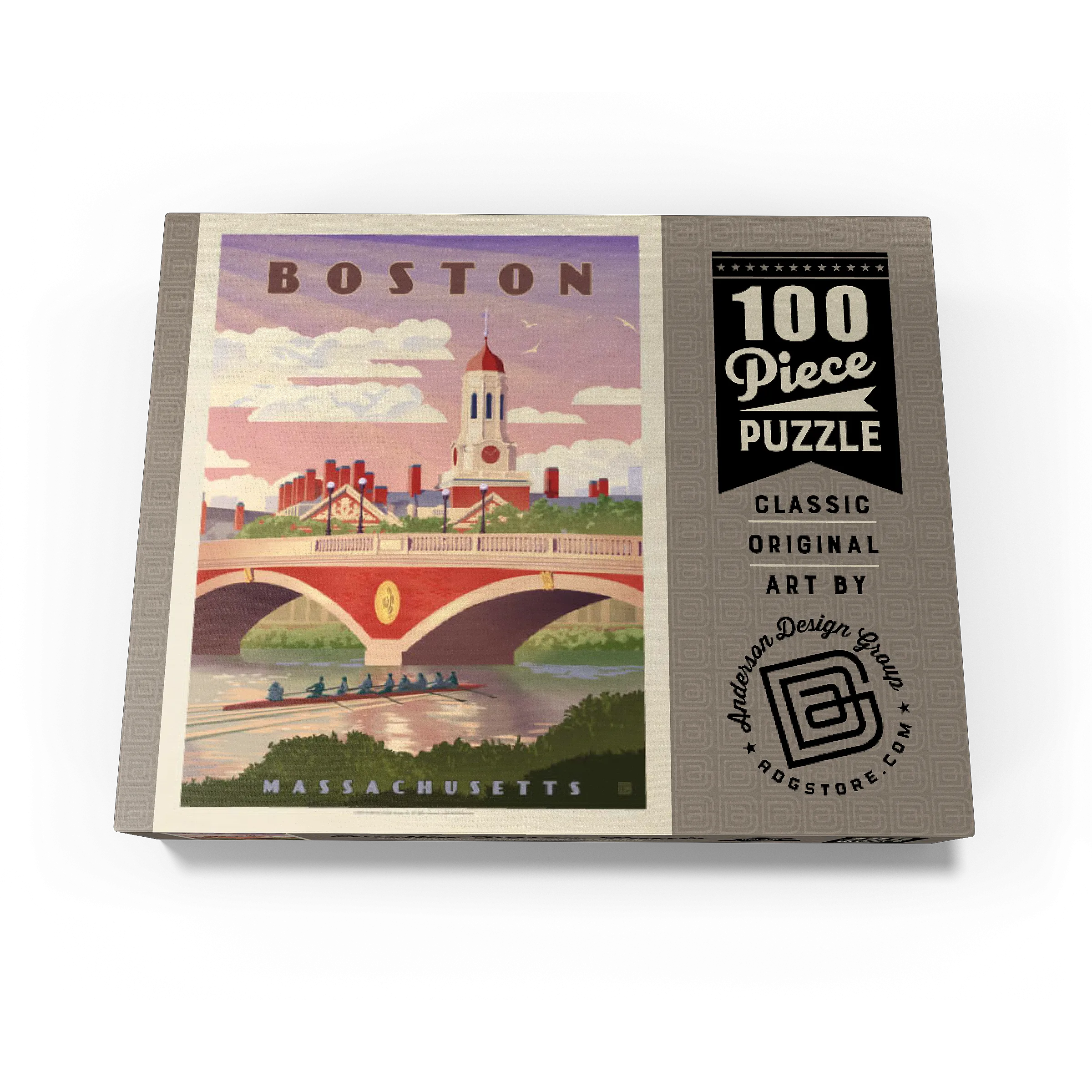 Boston: Anderson Memorial Bridge, Vintage Poster