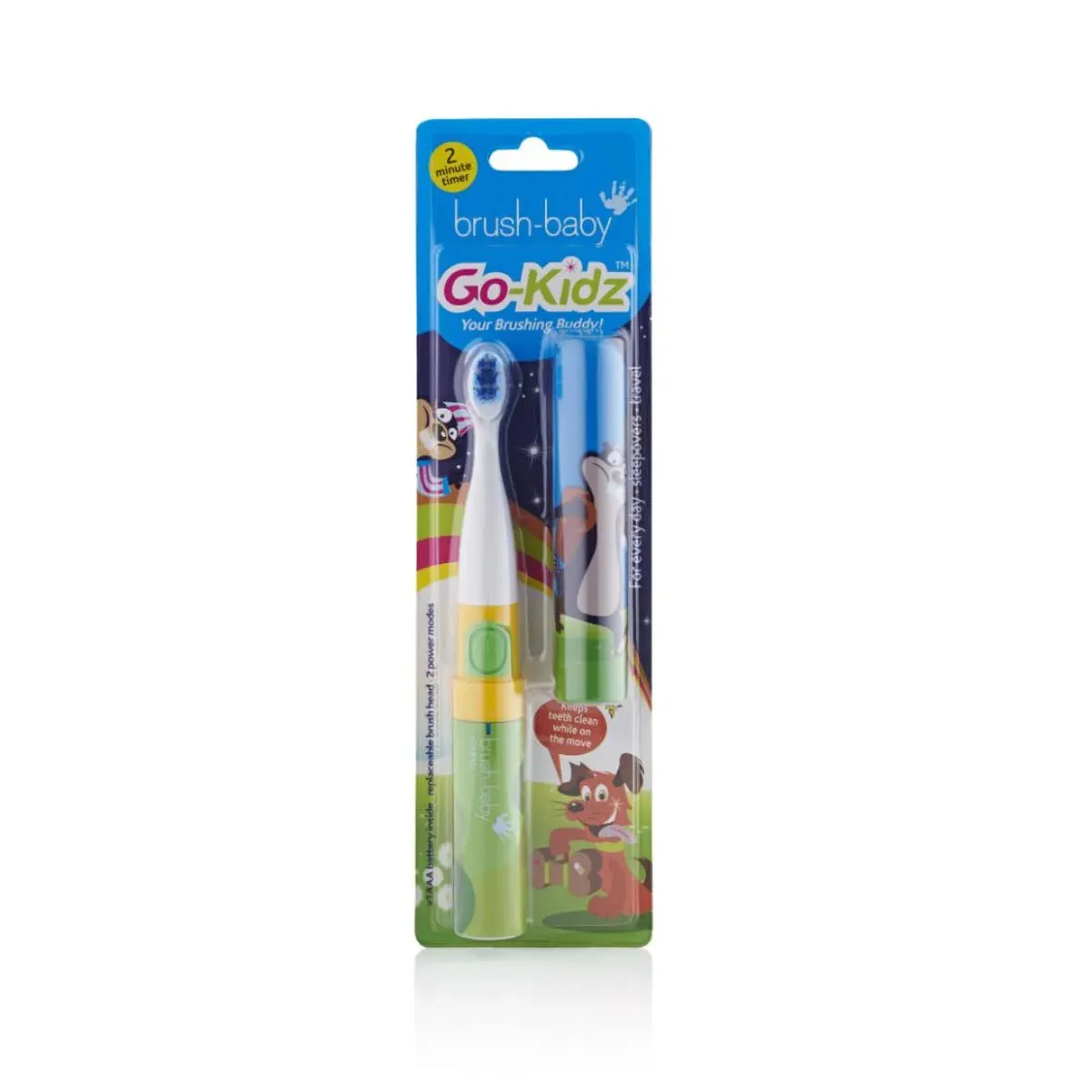 Brush Baby Go-Kidz Mikey Travel Toothbrush