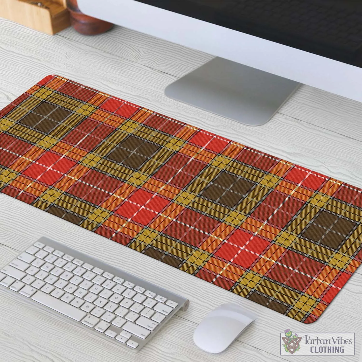 Buchanan Old Set Weathered Tartan Mouse Pad