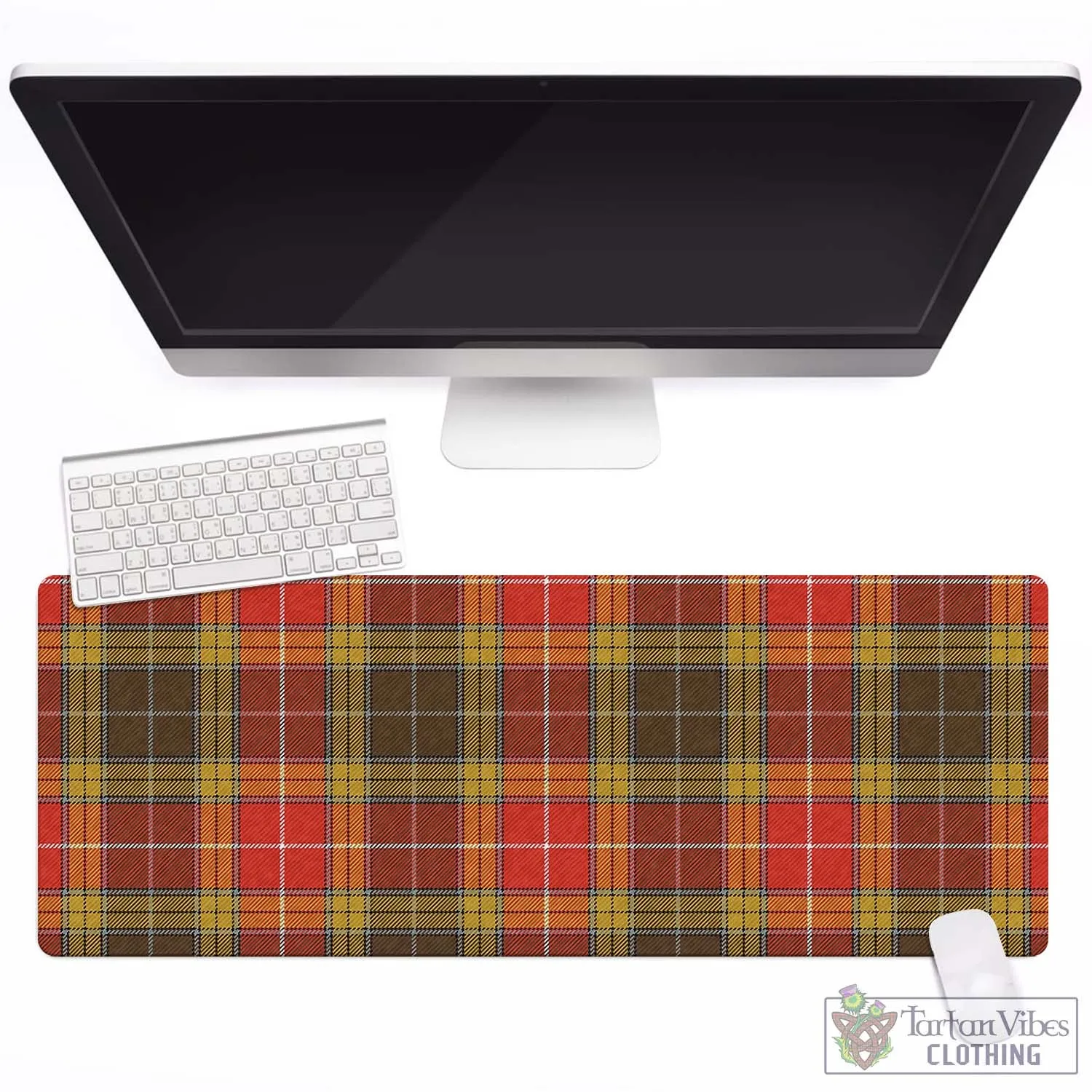 Buchanan Old Set Weathered Tartan Mouse Pad