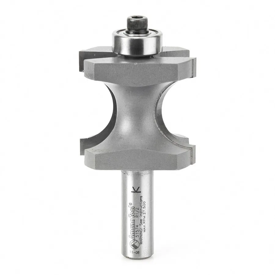 Bullnose Router Bit | 1⁄2 Radius x 1 3⁄16 Dia x 1 9⁄32 x 1⁄2"Shank | 51574 | 738685155745