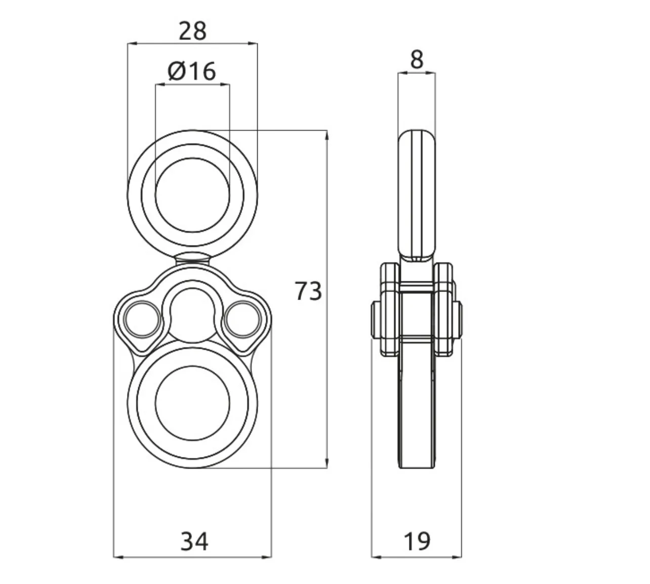 CAMP GYRO1 - Swiveling anchor