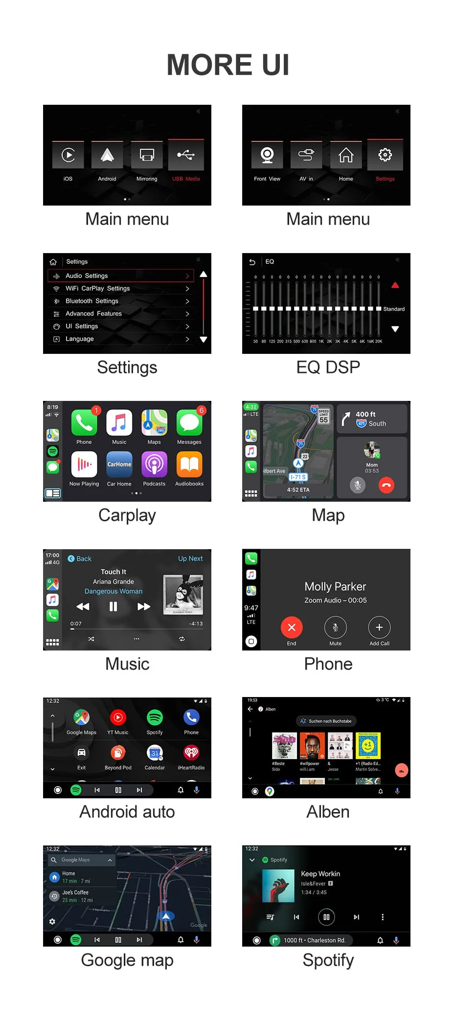 Carplay & AndroidAuto For Mercedes  NTG 4.5 4.7 5.0