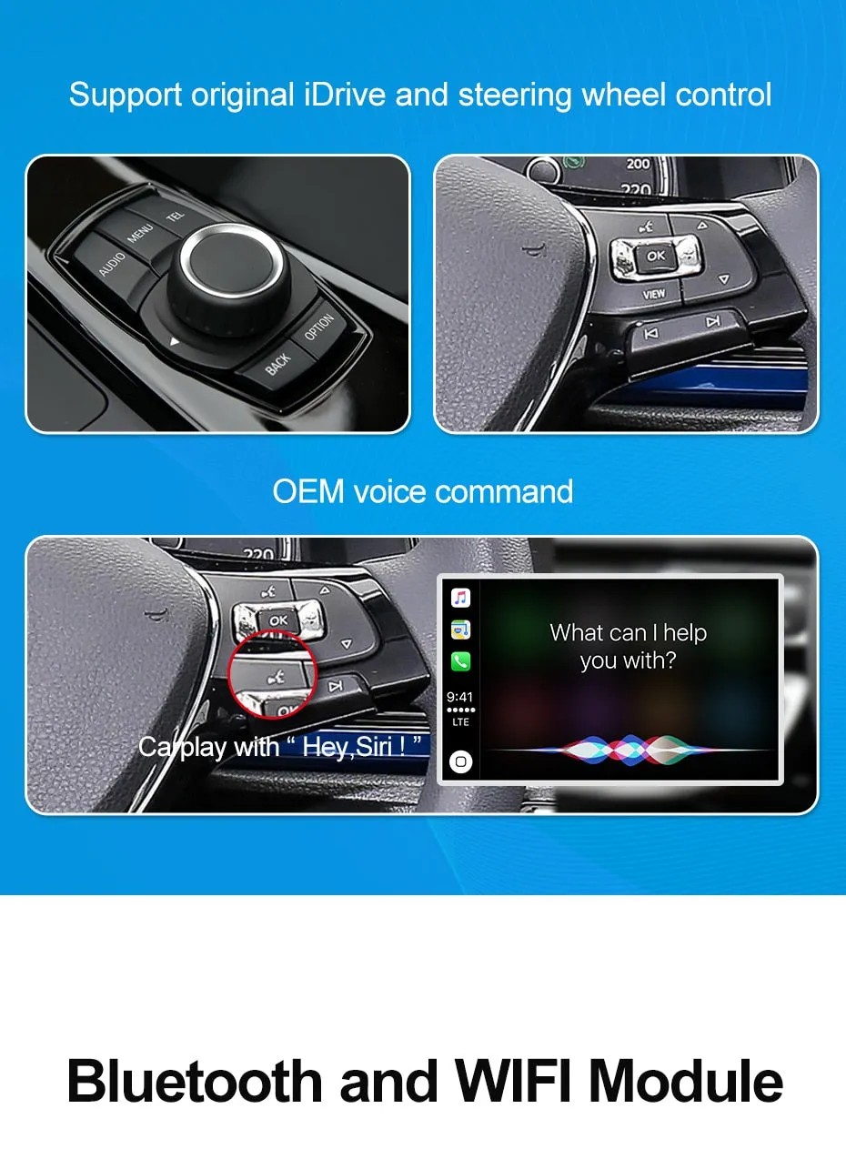 Carplay & AndroidAuto for Volkswagen, Skoda, Seat