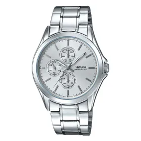 Casio MTP-V302D-7A Silver Stainless Watch for Men