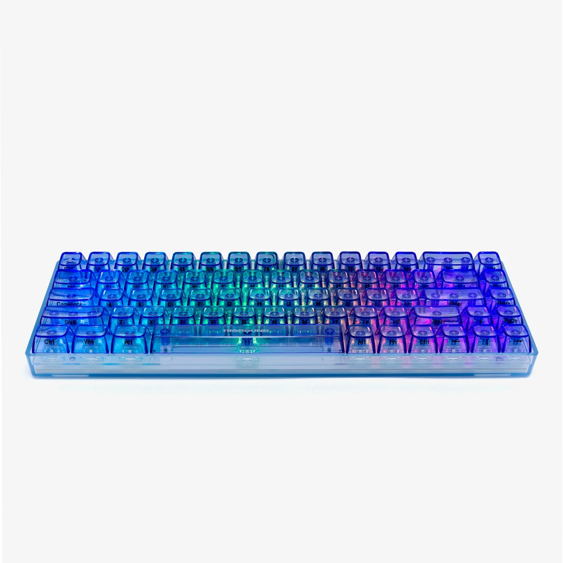 CLEAR SAPPHIRE Base 65 Keyboard (BW V2 Switch)