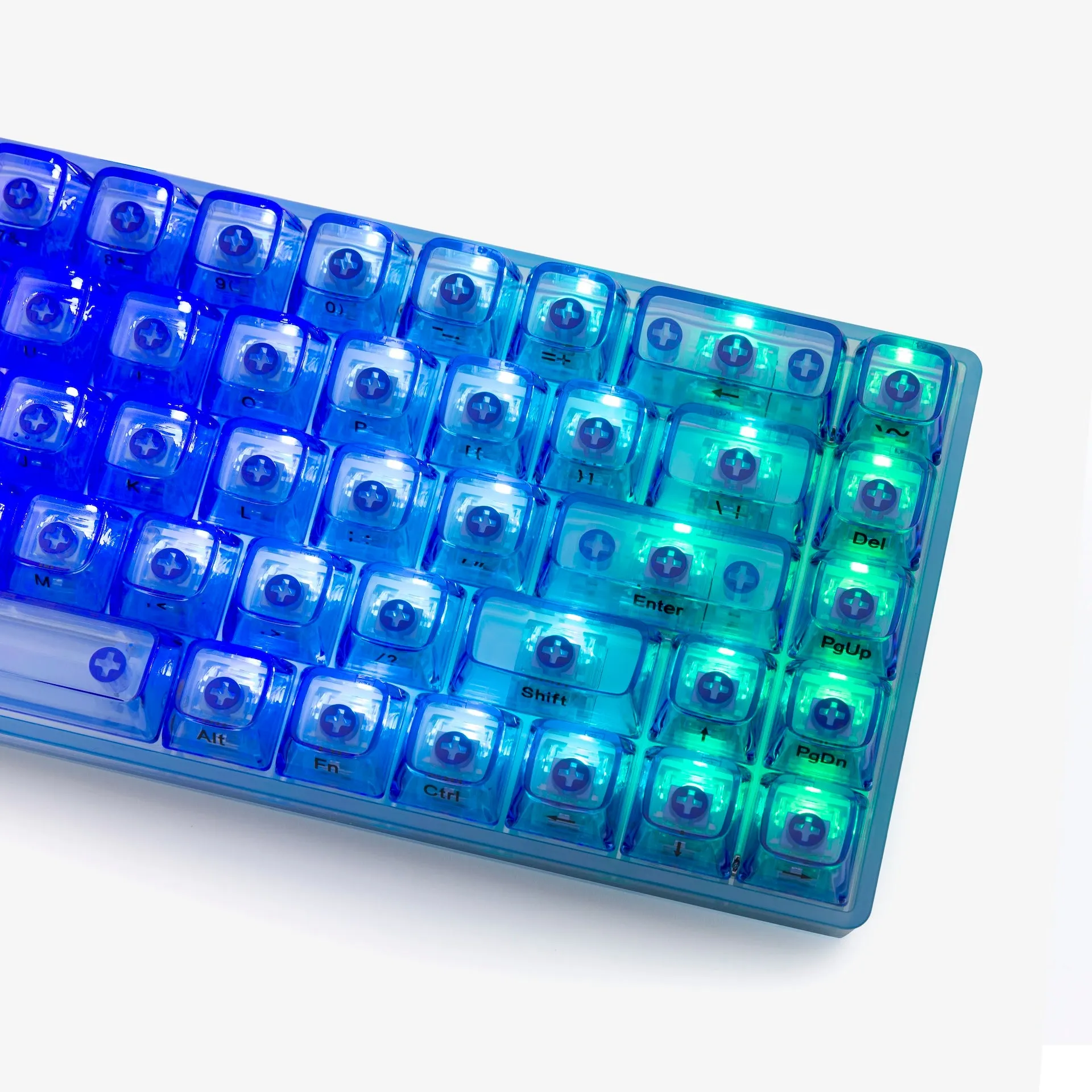 CLEAR SAPPHIRE Base 65 Keyboard (BW V2 Switch)