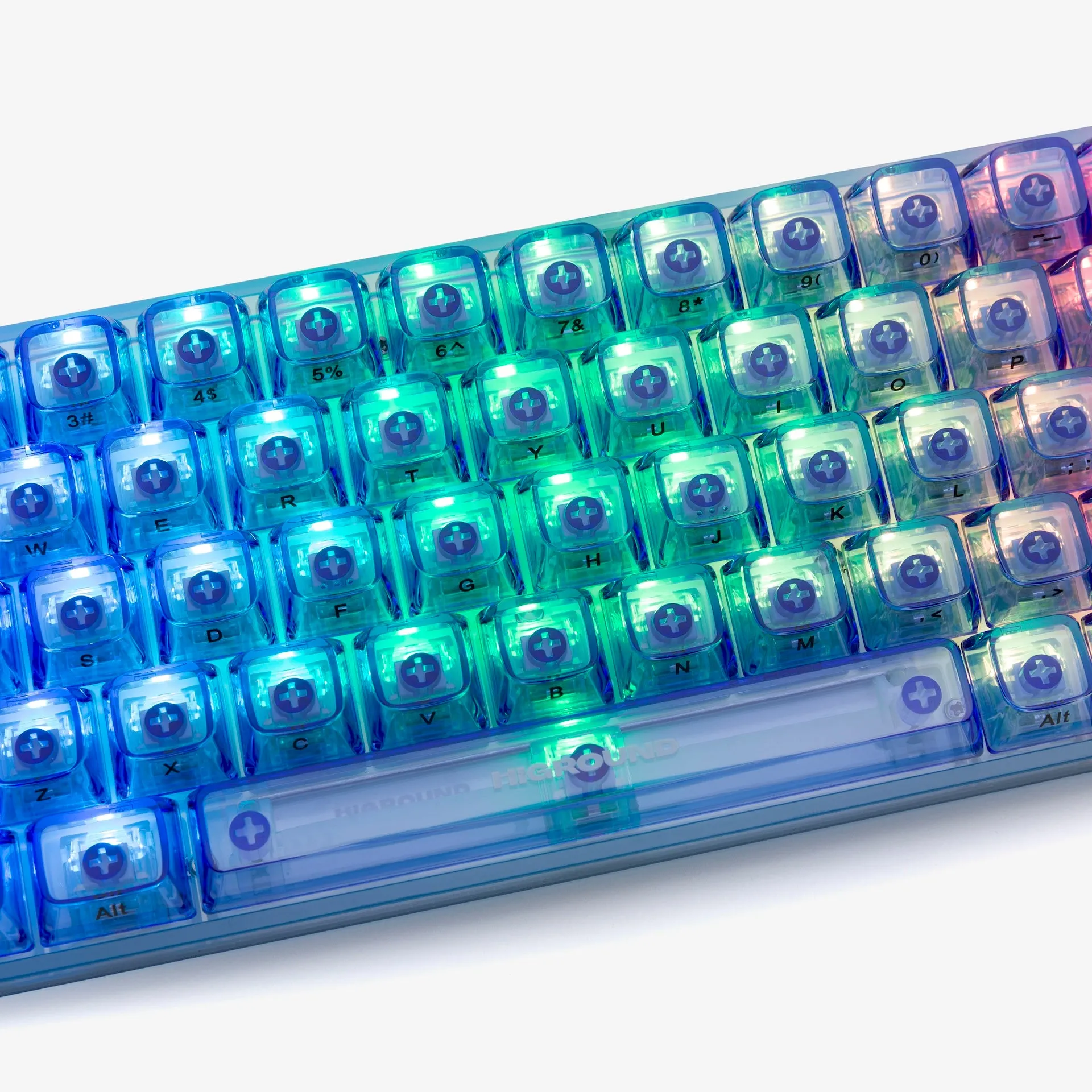 CLEAR SAPPHIRE Base 65 Keyboard (BW V2 Switch)