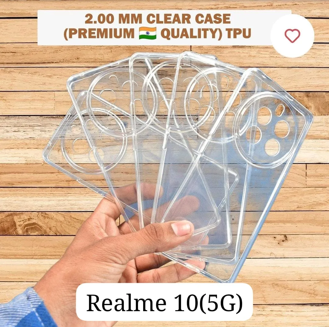 Clear Tpu Soft Case For Realme