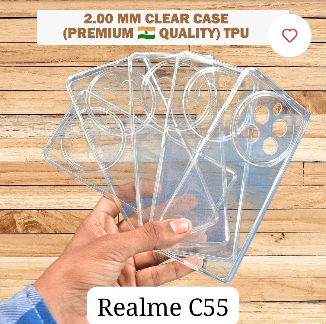 Clear Tpu Soft Case For Realme