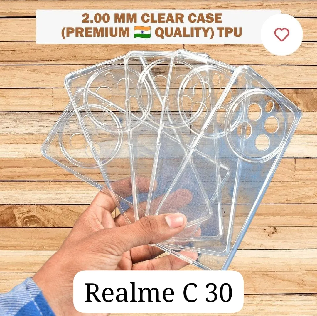 Clear Tpu Soft Case For Realme