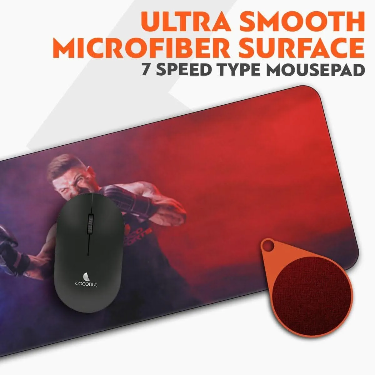 Coconut MP02 Printed Mouse Pad - 90 x 40 CM KICK Poster Pad