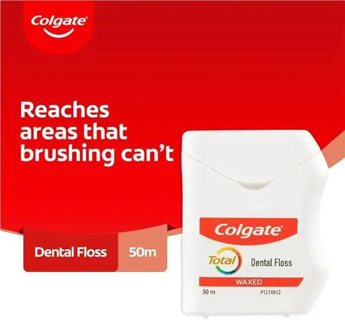 Colgate Total Pro Gum Health Floss (25m) - Pack of 6