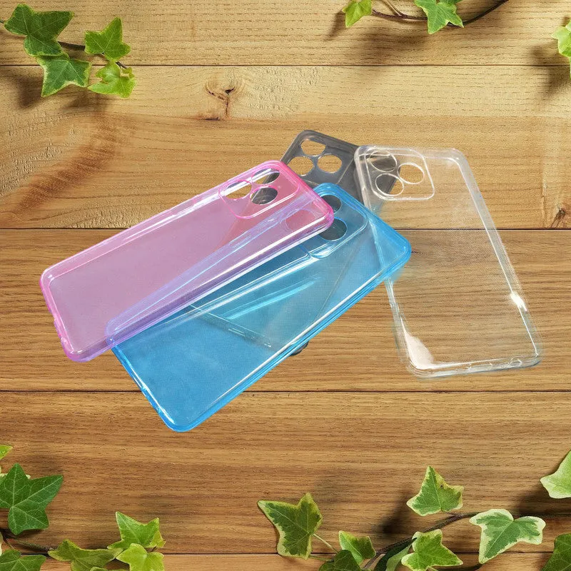 Colour Clear Soft Case For Tecno