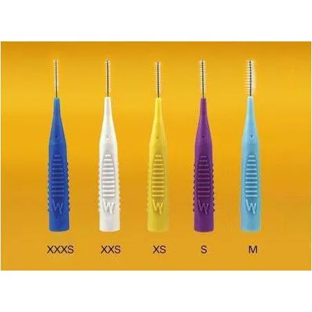 Compact Interdental Brush | Variety Kit - 5 Interdental Brushes with Travel Case