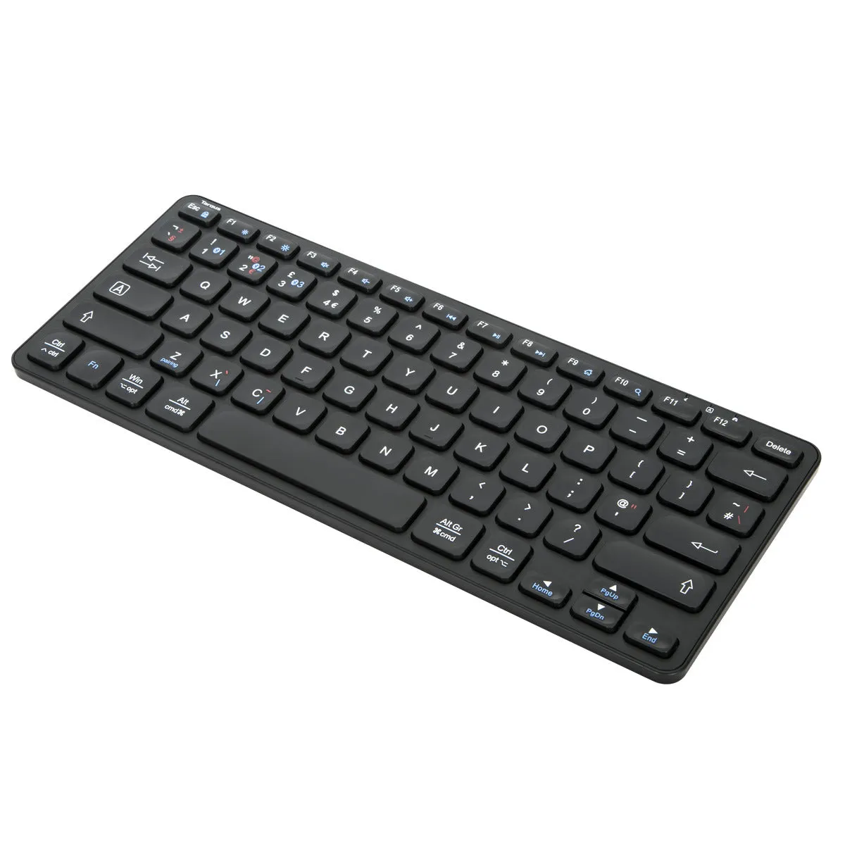 Compact Multi-Device Bluetooth® Antimicrobial Keyboard (UK)