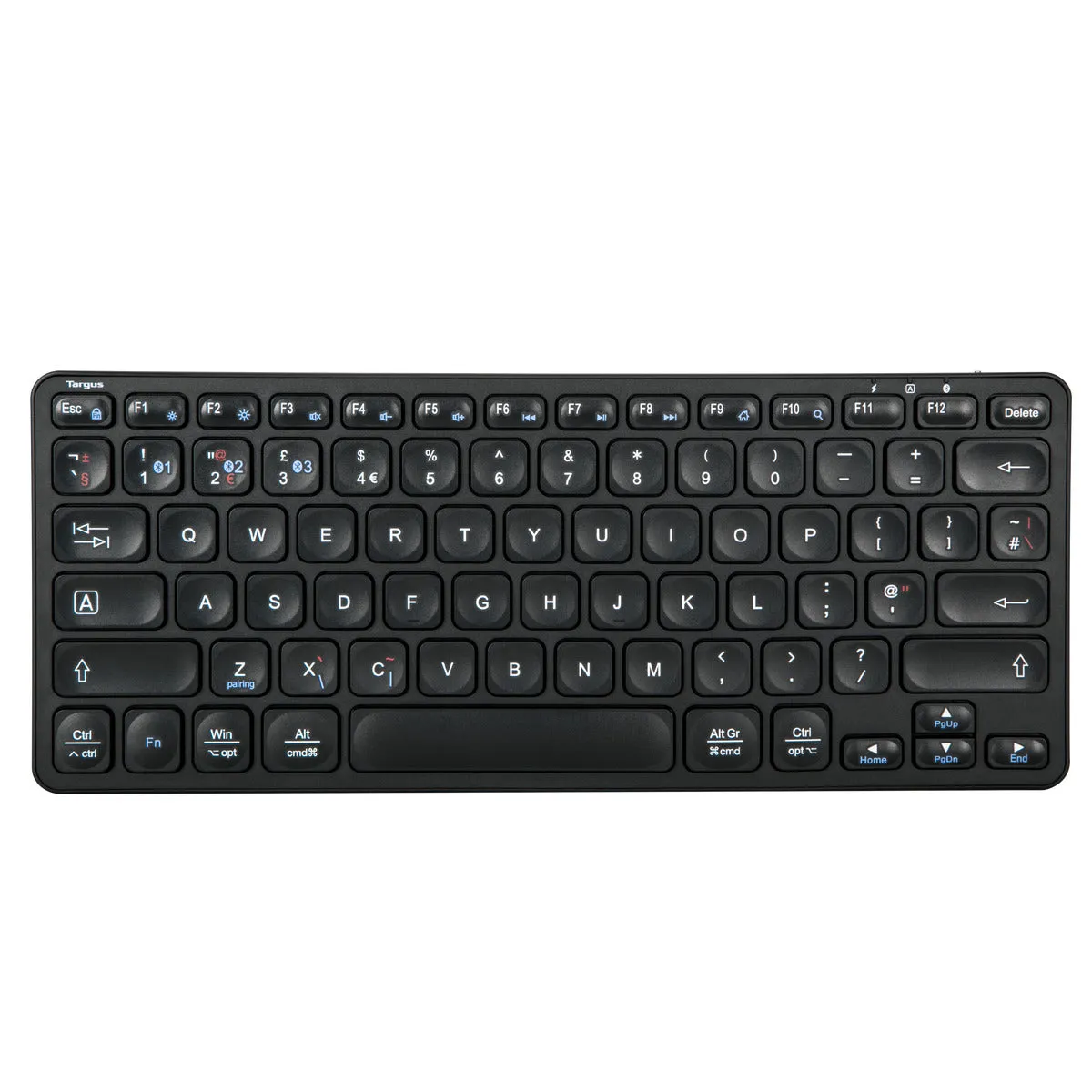 Compact Multi-Device Bluetooth® Antimicrobial Keyboard (UK)