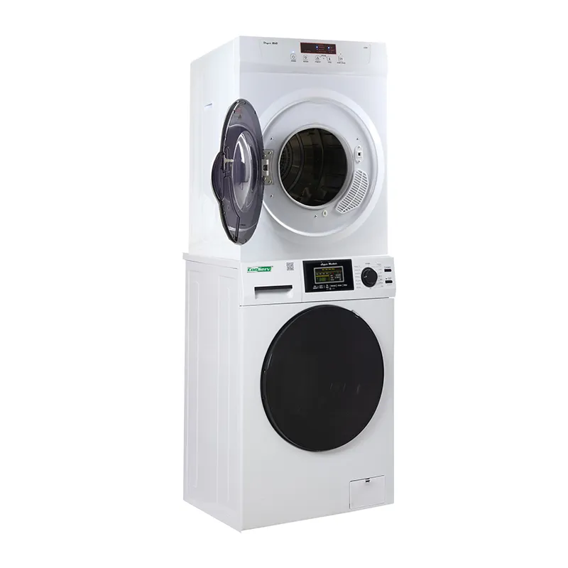 Conserv APARTMENT STACKABLE 15 Lbs Washer 1.9cf 110V Vented Dryer 3.5cf 110V