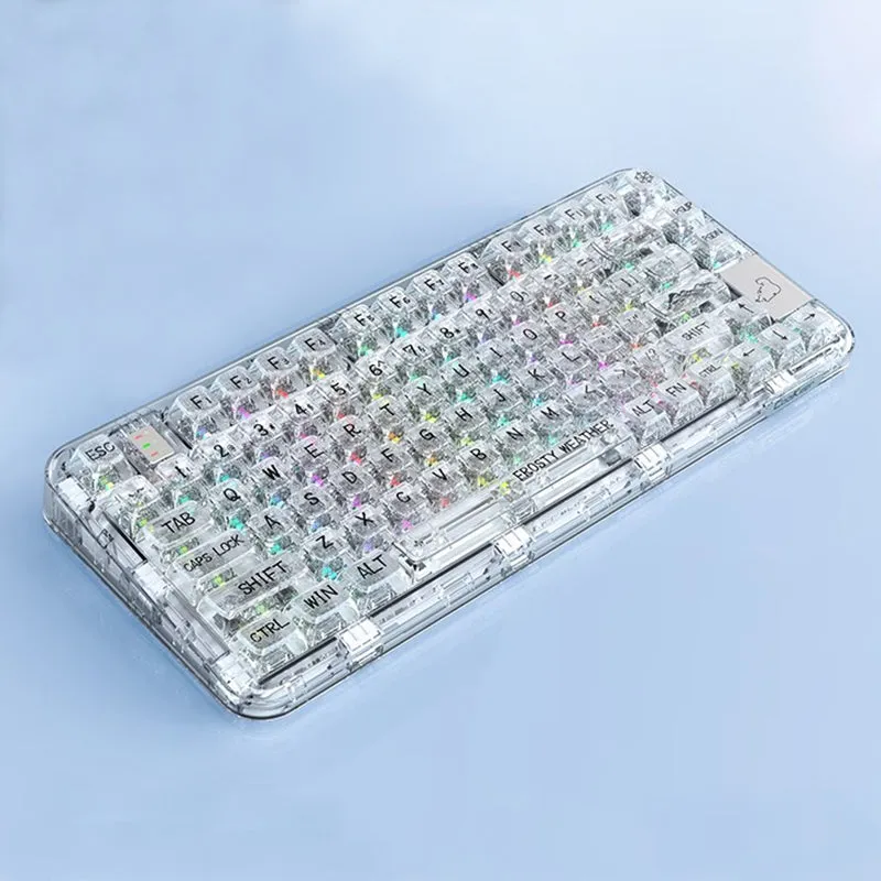 CoolKiller CK75 Triple Mode Transparent Mechanical Keyboard