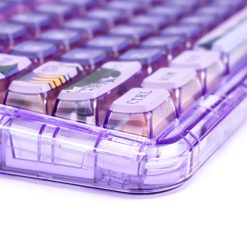 CoolKiller CK75 Triple Mode Transparent Mechanical Keyboard