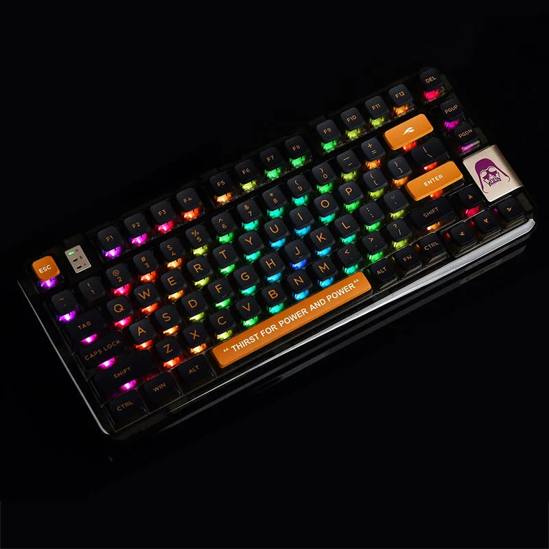 CoolKiller CK75 Triple Mode Transparent Mechanical Keyboard