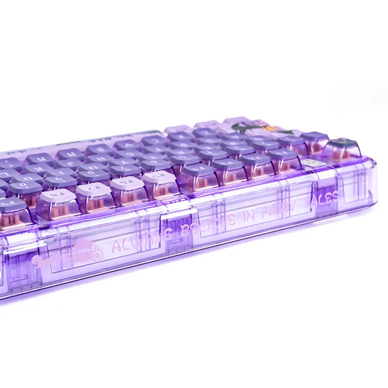 CoolKiller CK75 Triple Mode Transparent Mechanical Keyboard