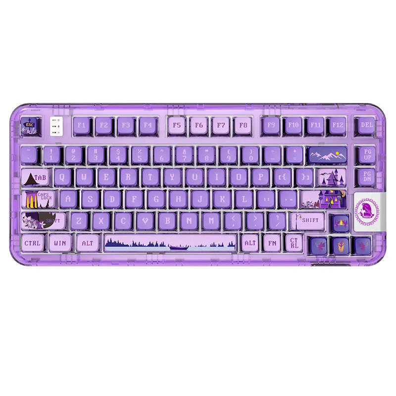 CoolKiller CK75 Triple Mode Transparent Mechanical Keyboard