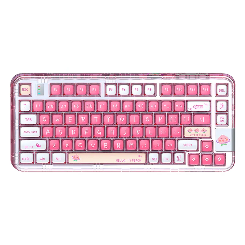 CoolKiller CK75 Triple Mode Transparent Mechanical Keyboard