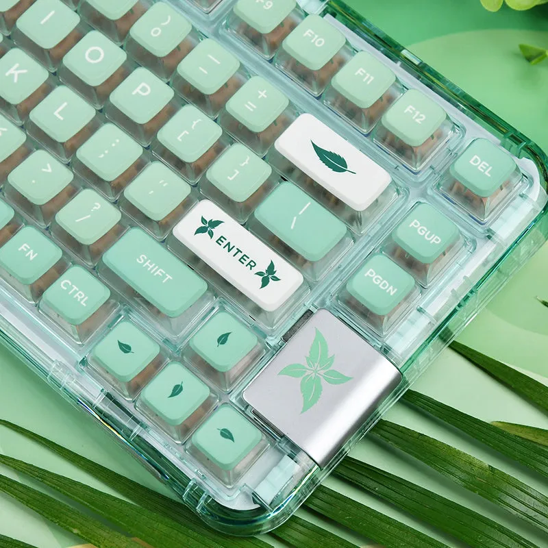 CoolKiller CK75 Triple Mode Transparent Mechanical Keyboard