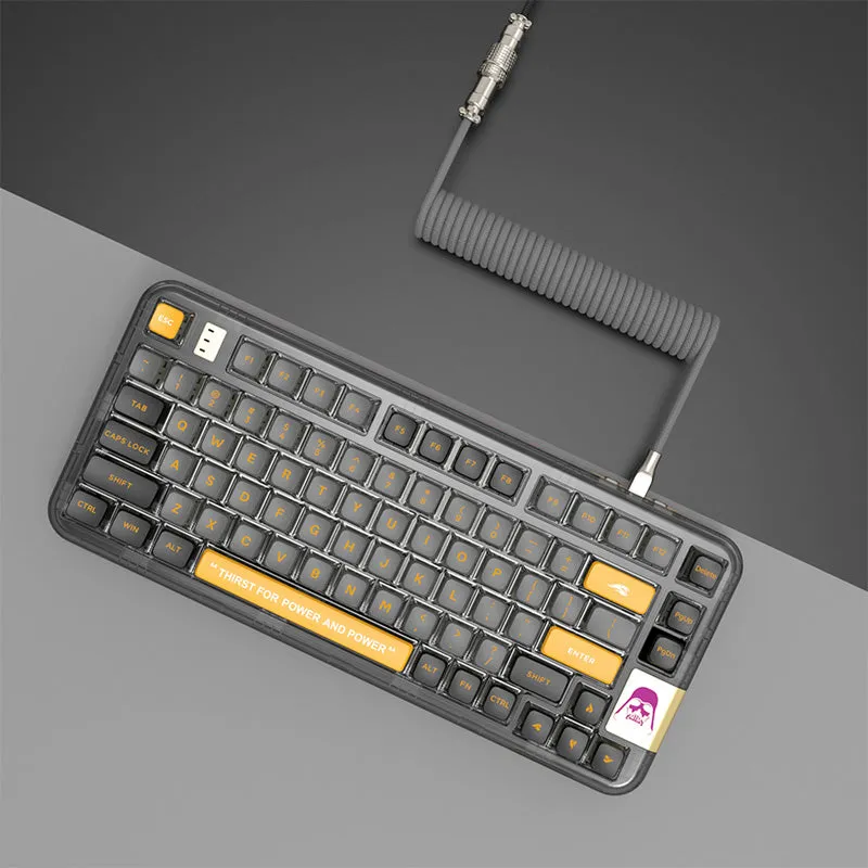 CoolKiller CK75 Triple Mode Transparent Mechanical Keyboard