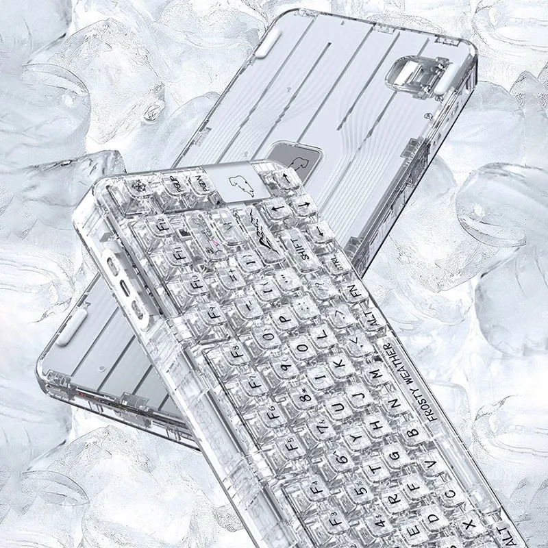 CoolKiller CK75 Triple Mode Transparent Mechanical Keyboard