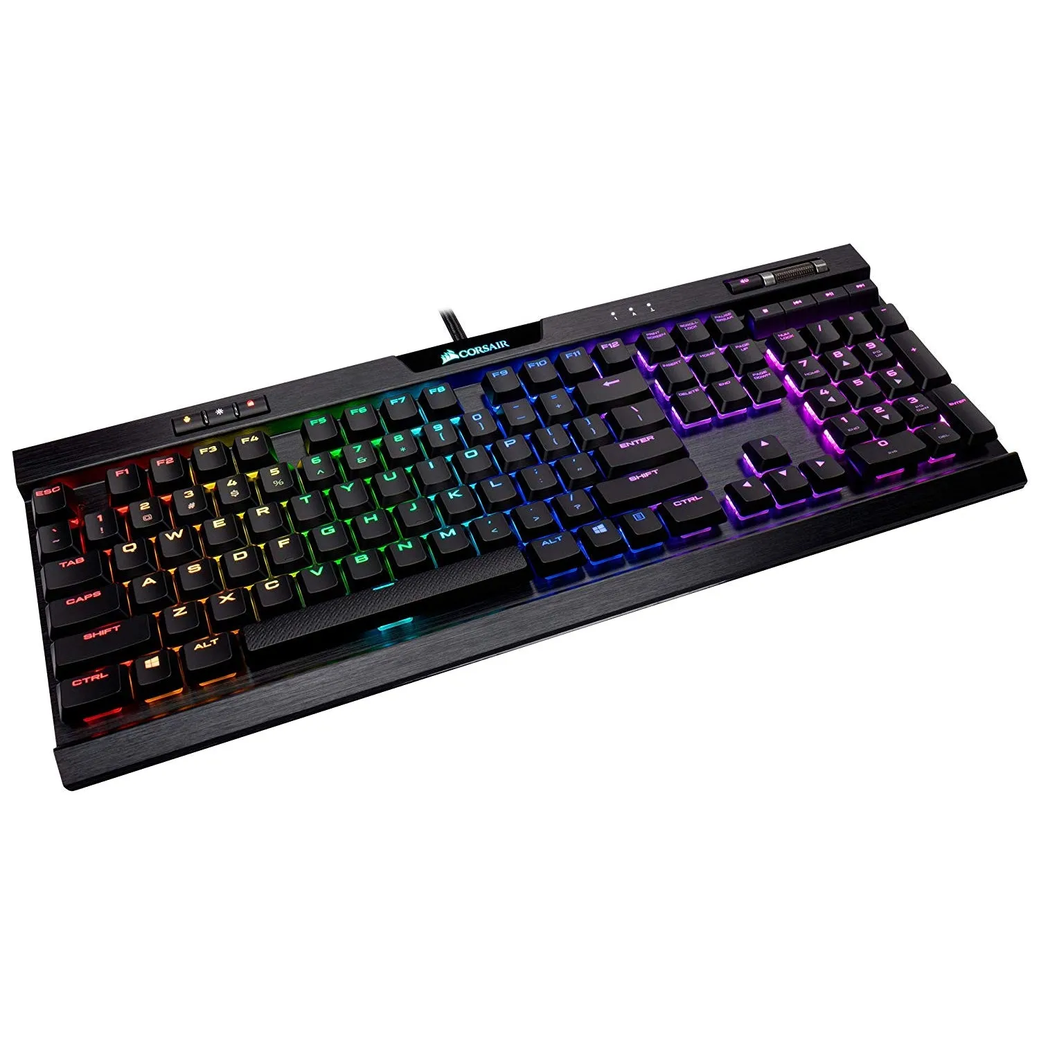 Corsair K70 RGB MK.2 Cherry MX Red Low Profile Mechanical Gaming Keyboard