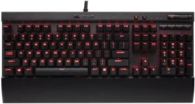 Corsair Keyboard K70 RAPIDFIRE Mechanical Gaming Keyboard - Backlit Red LED - USB Passthrough & Media Controls - Fastest & Linear - Cherry MX Speed (CH-9101024-NA)