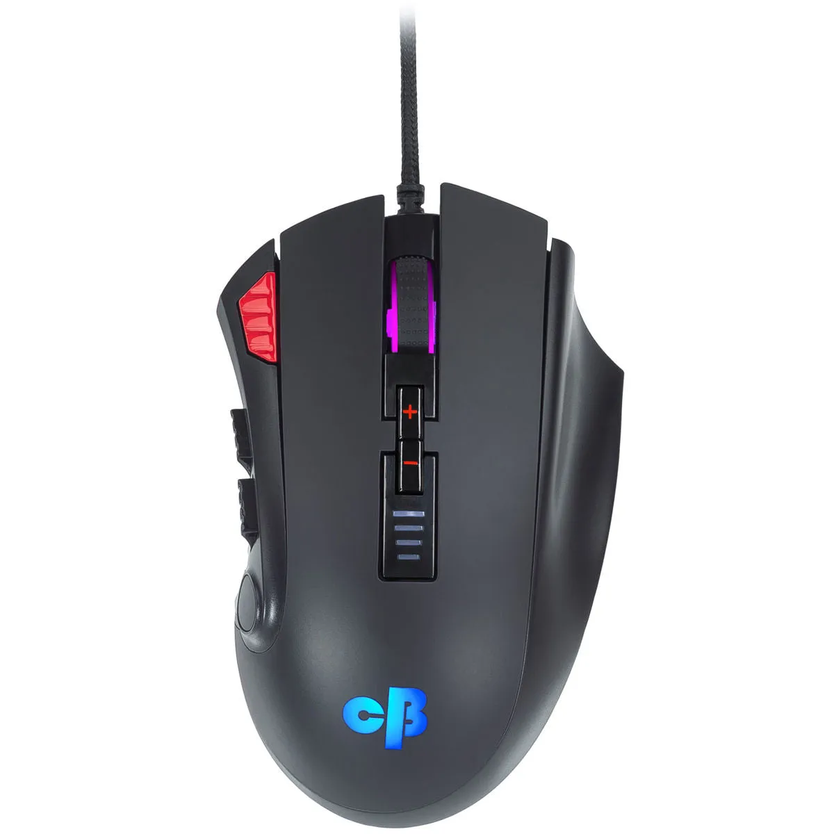 Cosmic Byte Equinox Gamma Wired Gaming Mouse, Pixart PMW3389 Sensor, Adjustable Weights, Spectra RGB with Software