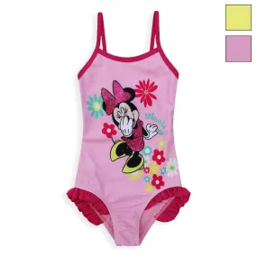 Costume da bagno intero mare per bambina Disney Minnie Mouse con volant 6659