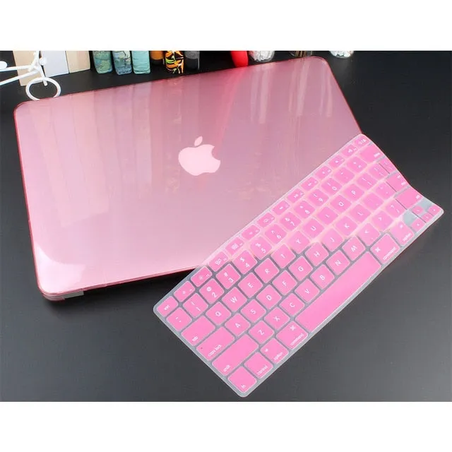 Crystal Clear Hard Case For Apple Macbook