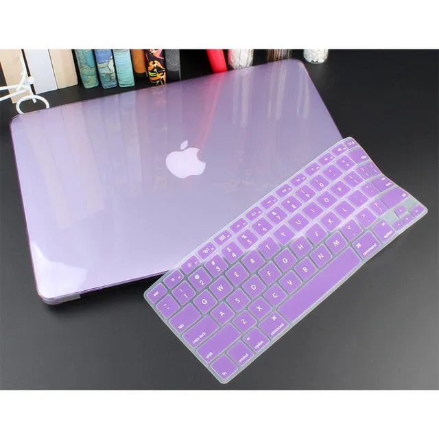 Crystal Clear Hard Case For Apple Macbook