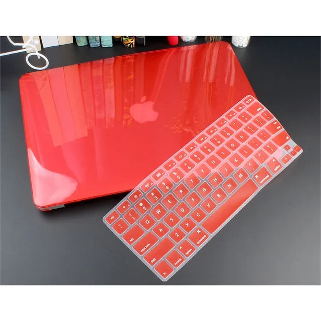 Crystal Clear Hard Case For Apple Macbook