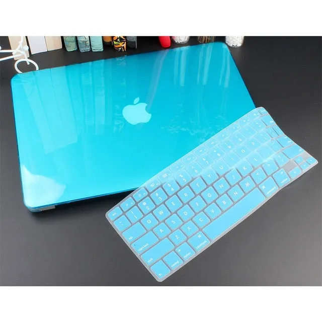 Crystal Clear Hard Case For Apple Macbook