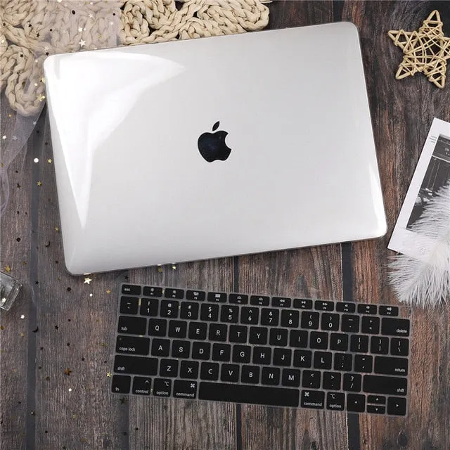 Crystal Clear Hard Case For Apple Macbook