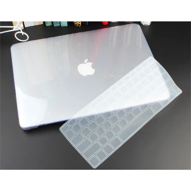 Crystal Clear Hard Case For Apple Macbook