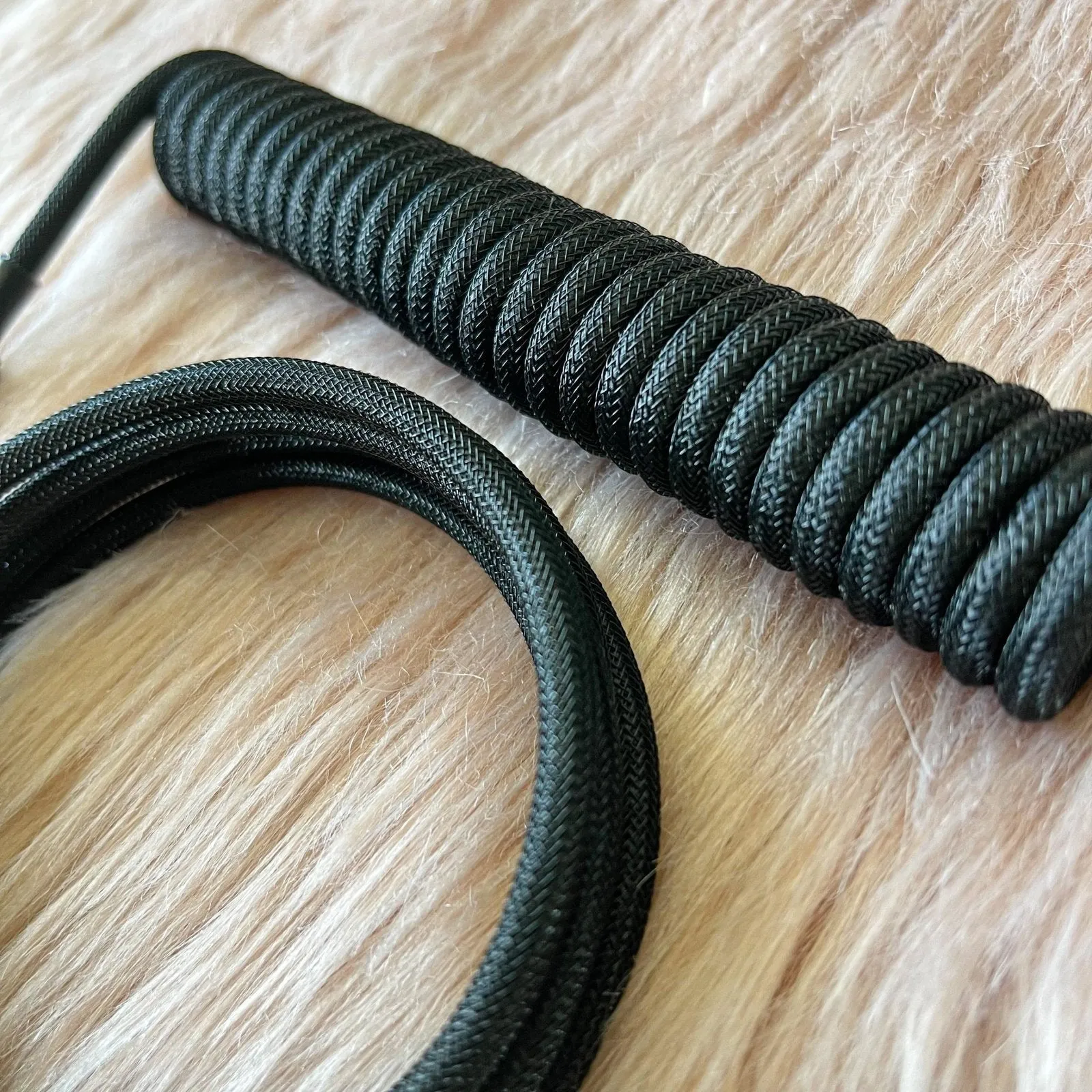 CUSTOM COILED CABLE GX16 -Black