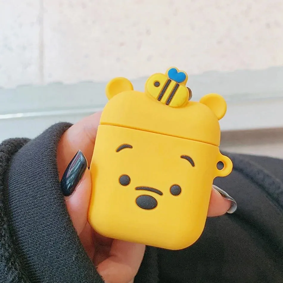 Cute  Cartoon Silicone Airpods Case