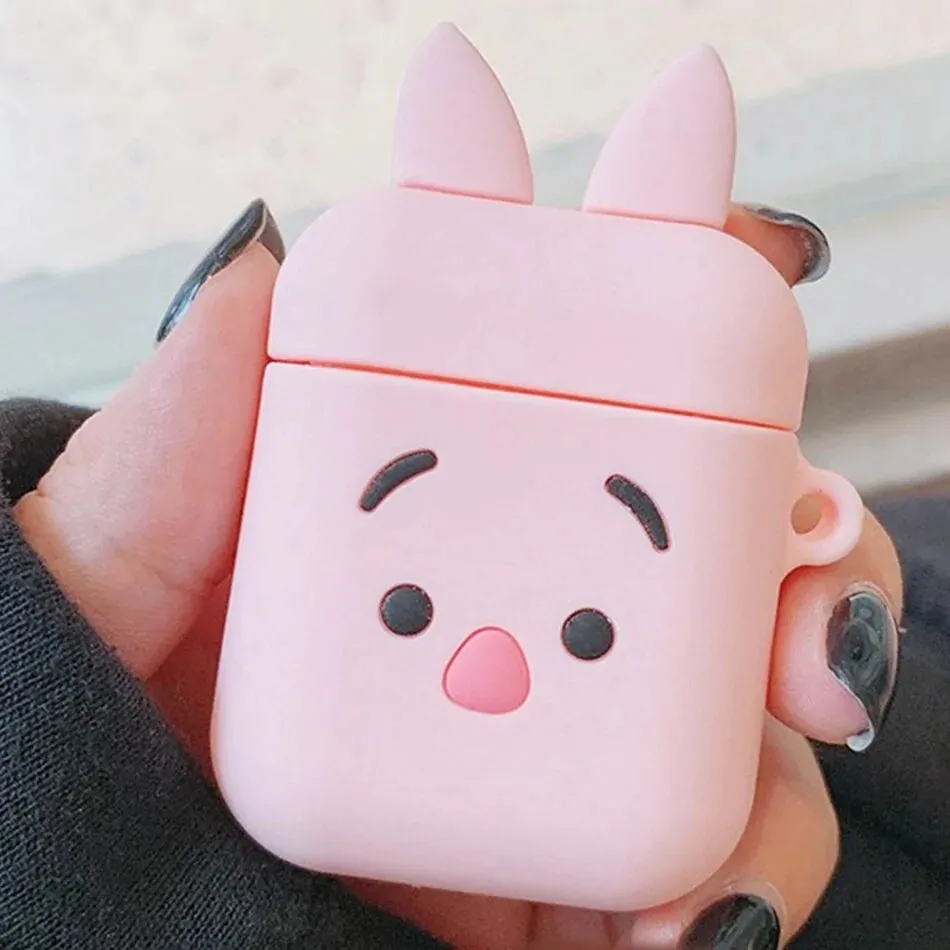 Cute  Cartoon Silicone Airpods Case