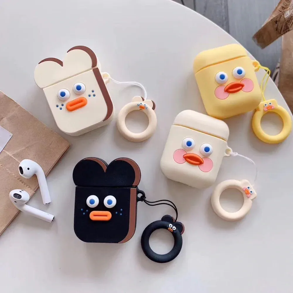 Cute  Cartoon Silicone Airpods Case