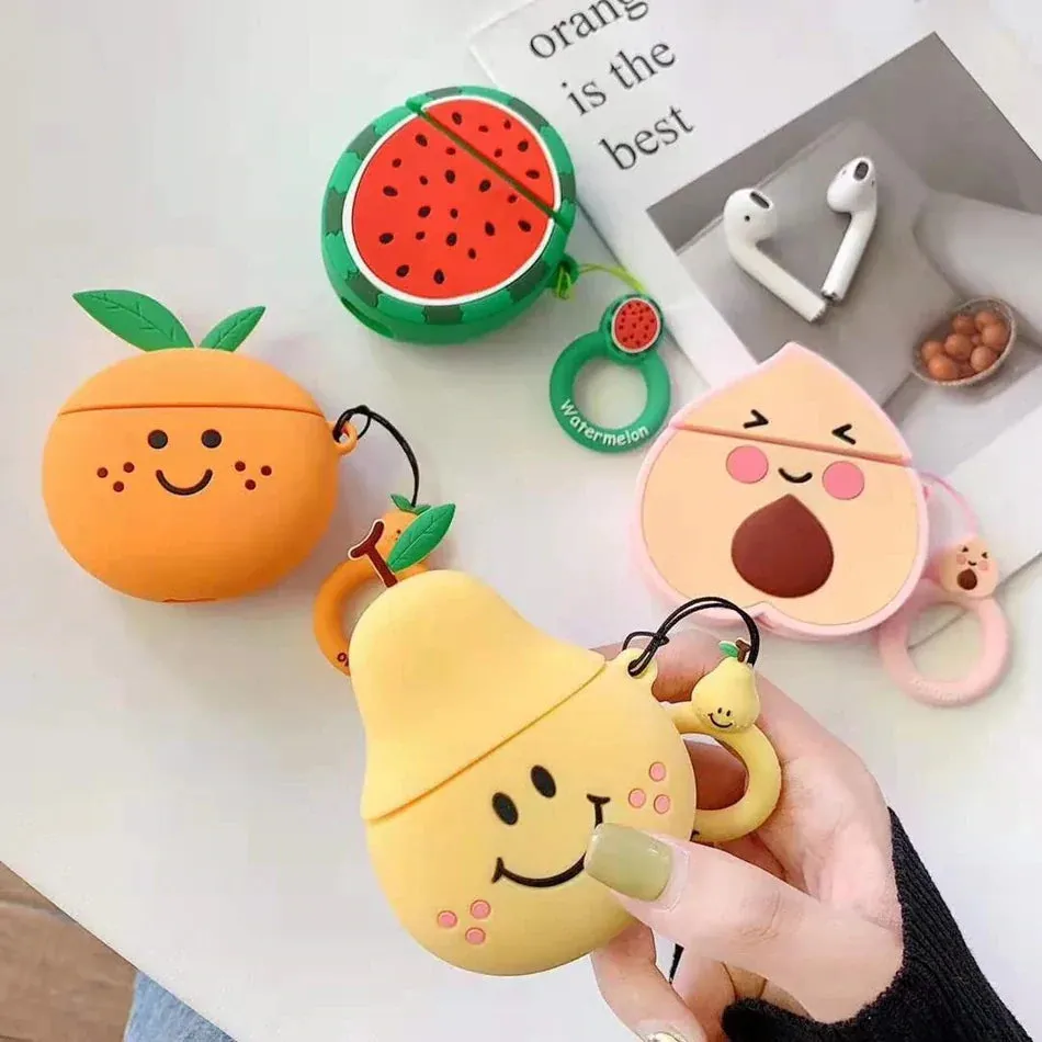 Cute  Cartoon Silicone Airpods Case