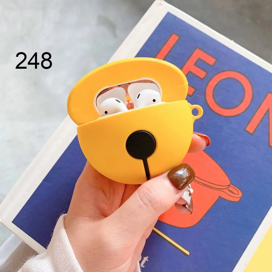 Cute  Cartoon Silicone Airpods Case