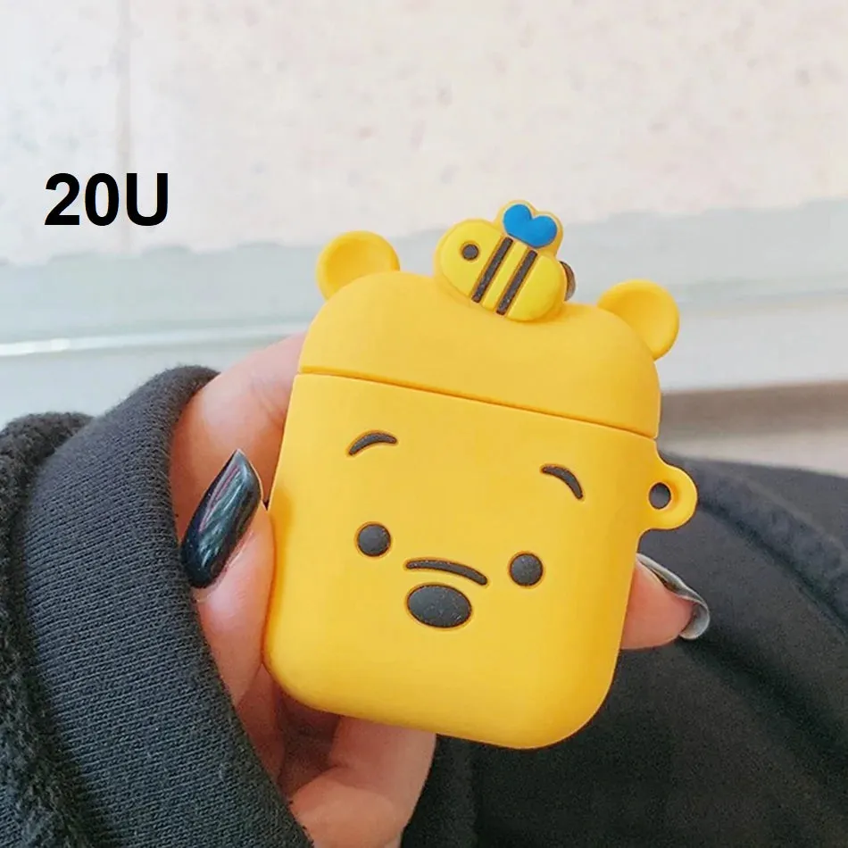 Cute  Cartoon Silicone Airpods Case