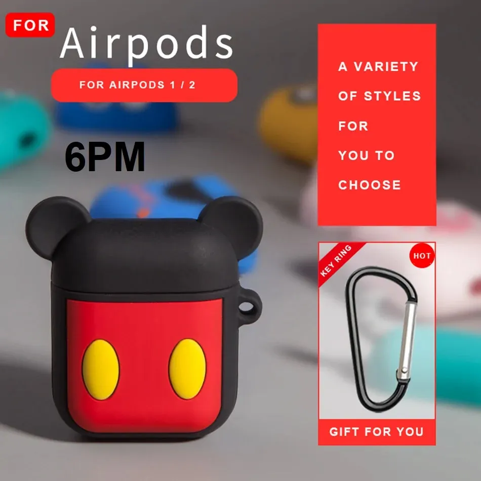 Cute  Cartoon Silicone Airpods Case