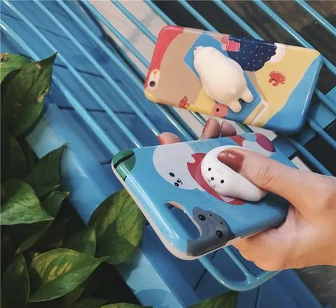 Cute Squishy Animal Case For iPhone